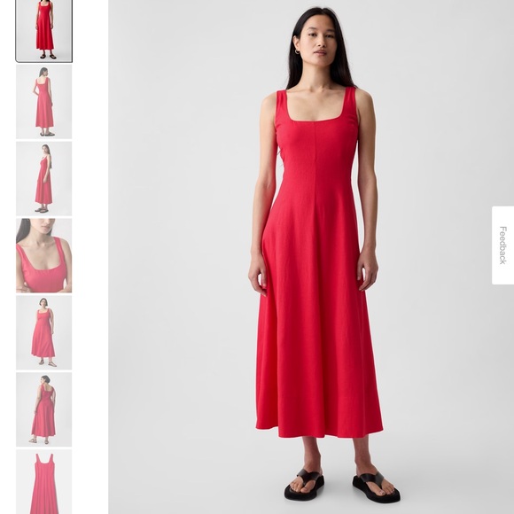 GAP Dresses & Skirts - NWT Gap Red linen dress